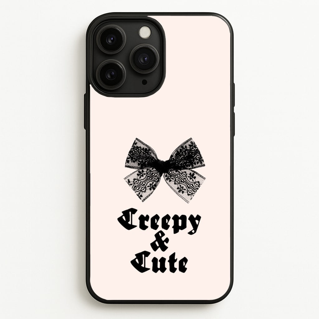 Creepy And Cute Coquette - Goth Aesthetic Phone Case for iPhone 11 Pro