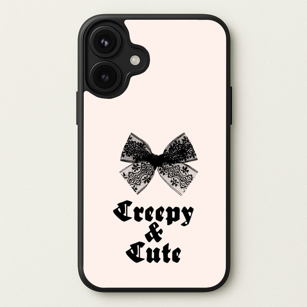 Creepy And Cute Coquette Phone Case for iPhone 17