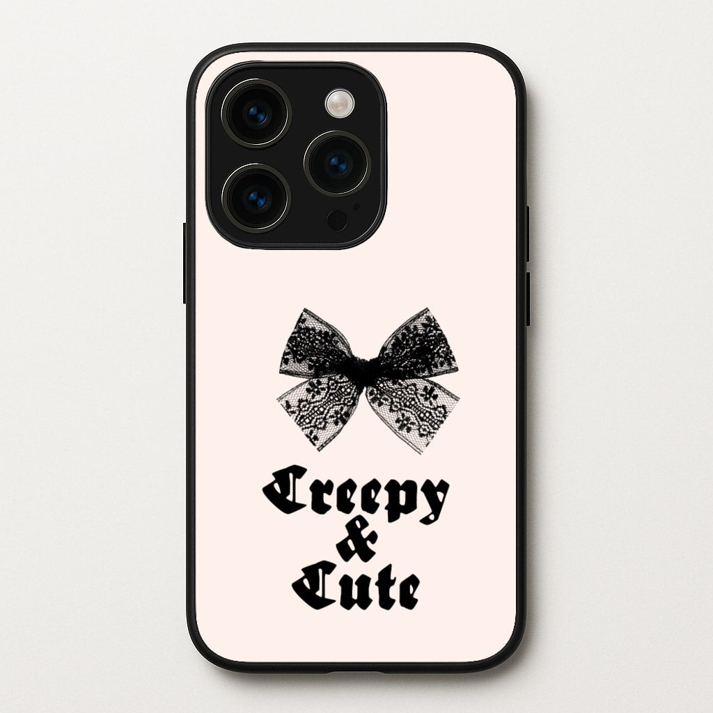Creepy And Cute Coquette - Goth Aesthetic Phone Case for iPhone 15 Pro Max