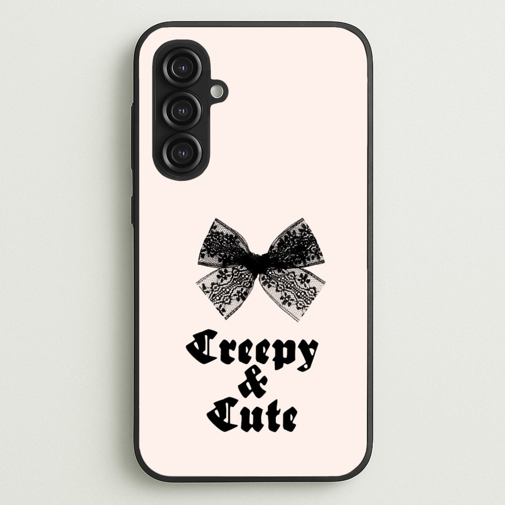 Creepy And Cute Coquette - Goth Aesthetic Phone Case for Galaxy S23FE