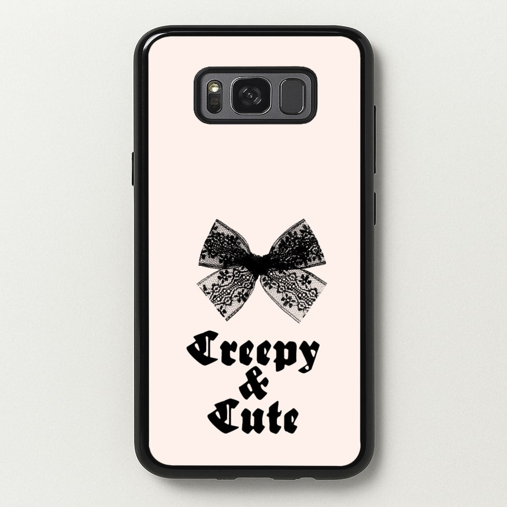 Creepy And Cute Coquette - Goth Aesthetic Phone Case for Galaxy S8 Plus
