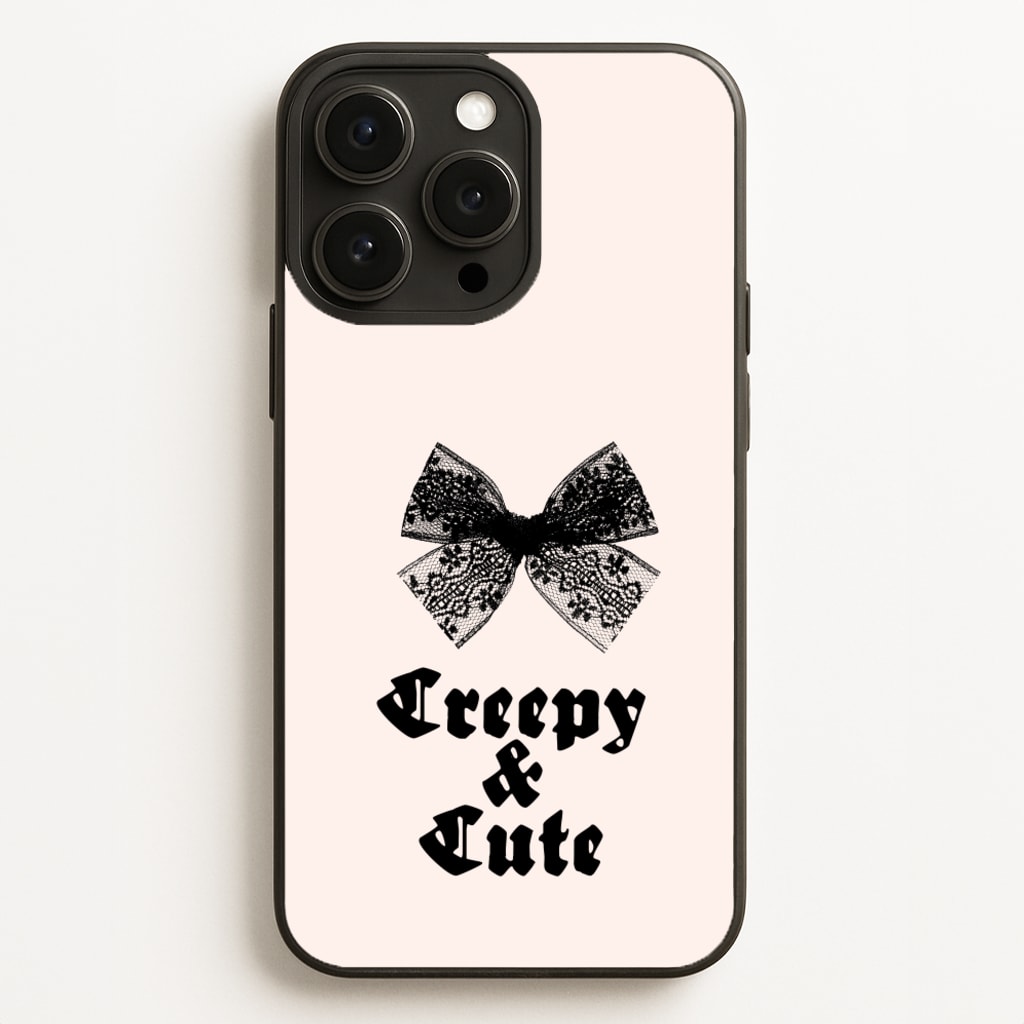Creepy And Cute Coquette - Goth Aesthetic Phone Case for iPhone 12 Pro Max