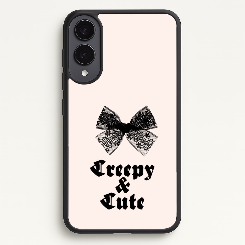 Creepy And Cute Coquette - Goth Aesthetic Phone Case for Galaxy S25 Edge