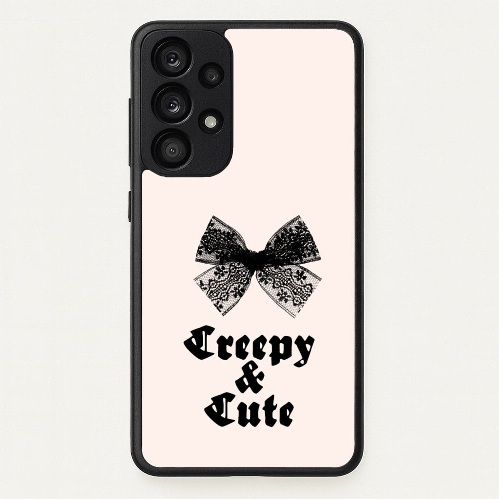 Creepy And Cute Coquette - Goth Aesthetic Phone Case for Galaxy A53