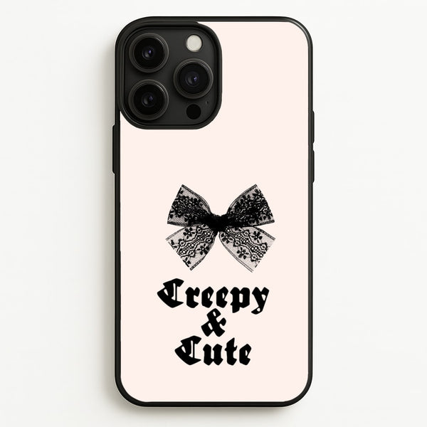 Creepy And Cute Coquette - Goth Aesthetic Phone Case for iPhone 13 Pro Max