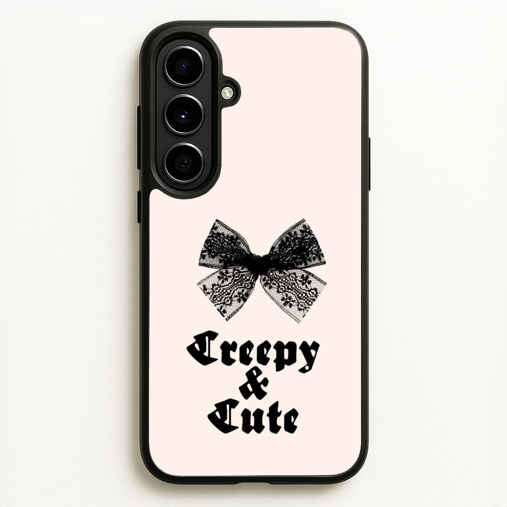 Creepy And Cute Coquette - Goth Aesthetic Phone Case for Galaxy A56