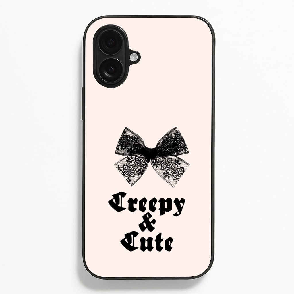 Creepy And Cute Coquette - Goth Aesthetic Phone Case for iPhone 16 Plus