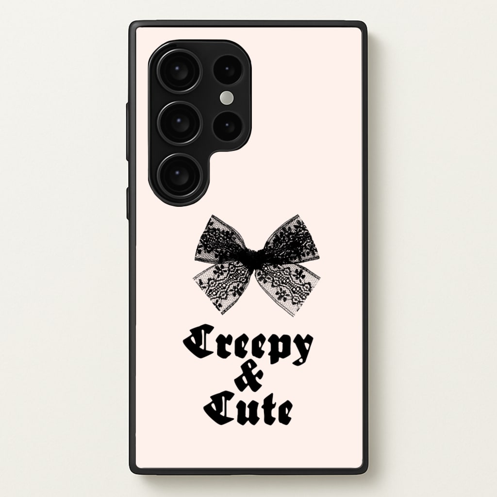Creepy And Cute Coquette - Goth Aesthetic Phone Case for Galaxy S24 Ultra