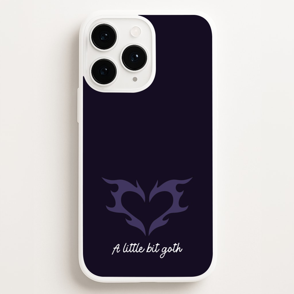 A Little Bit Goth Purple - Goth Aesthetic Phone Case for iPhone 16 Pro Max