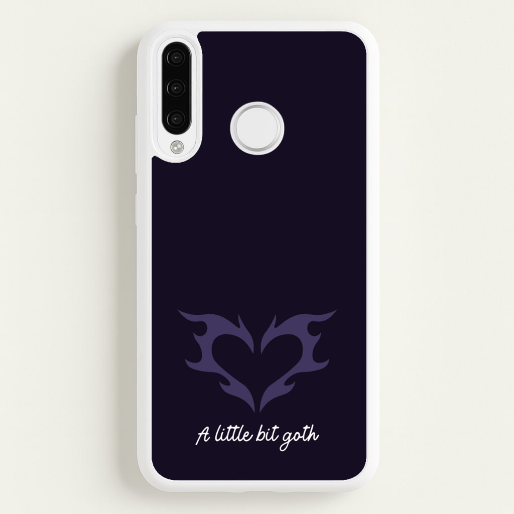 A Little Bit Goth Purple - Goth Aesthetic Phone Case for Huawei P30 Pro
