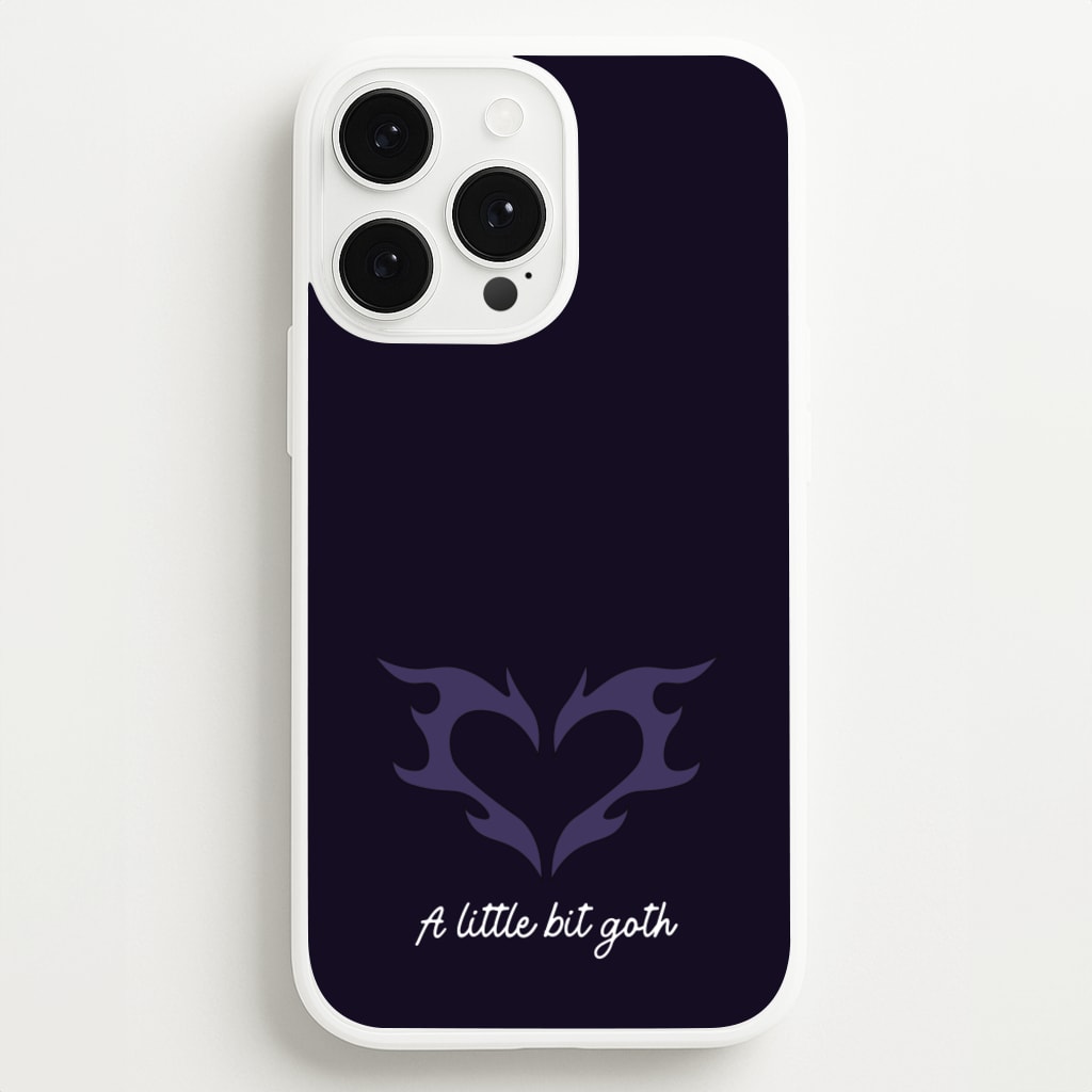 A Little Bit Goth Purple - Goth Aesthetic Phone Case for iPhone 13 Pro Max