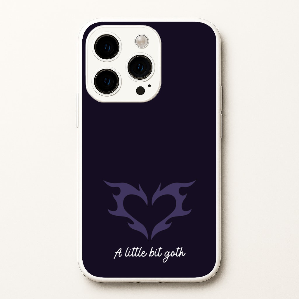 A Little Bit Goth Purple - Goth Aesthetic Phone Case for iPhone 15 Pro