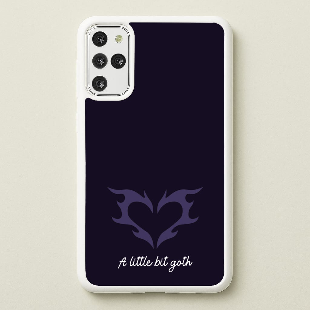 A Little Bit Goth Purple - Goth Aesthetic Phone Case for Galaxy S20 Plus