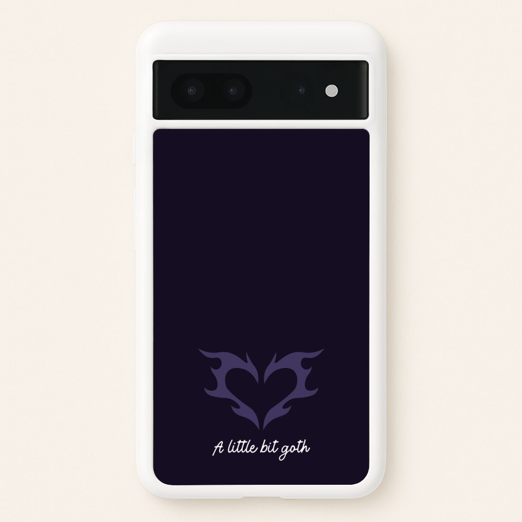 A Little Bit Goth Purple - Goth Aesthetic Phone Case for Google Pixel 7