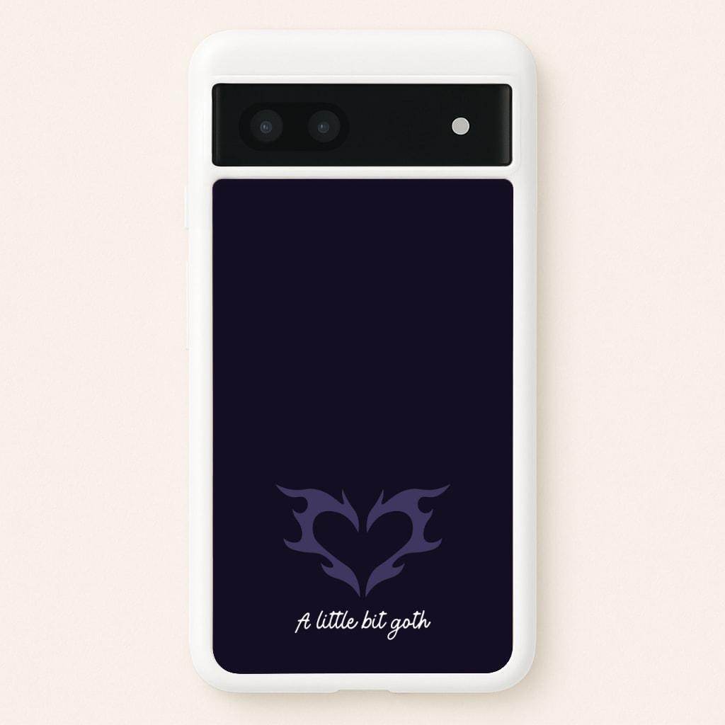 A Little Bit Goth Purple - Goth Aesthetic Phone Case for Google Pixel 6a