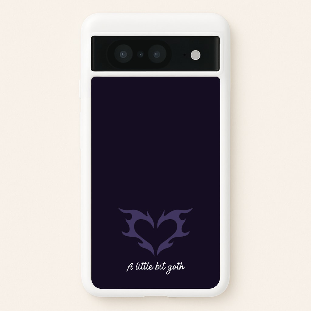 A Little Bit Goth Purple - Goth Aesthetic Phone Case for Google Pixel 8