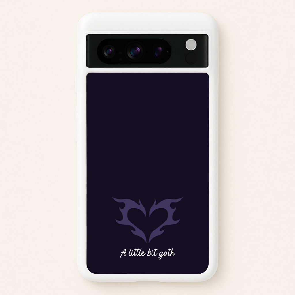 A Little Bit Goth Purple - Goth Aesthetic Phone Case for Google Pixel 8 Pro