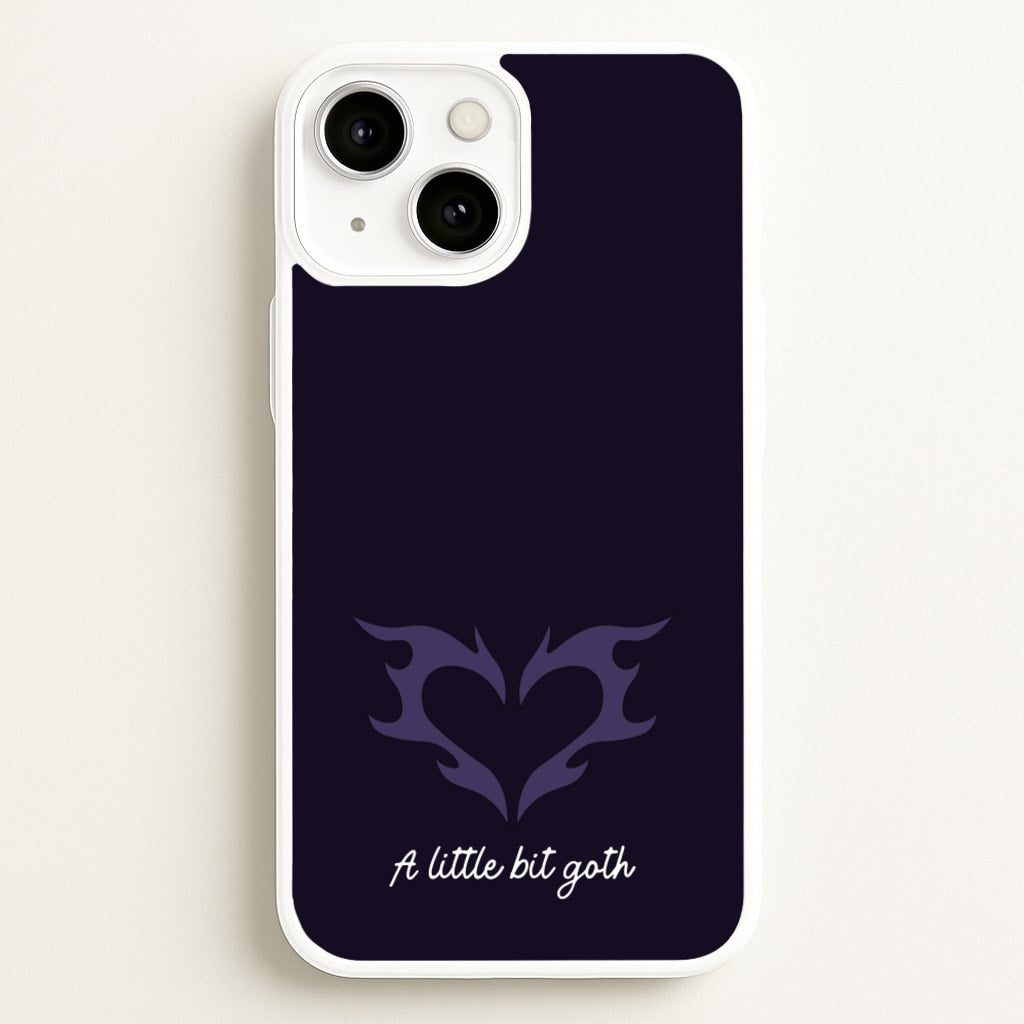 A Little Bit Goth Purple - Goth Aesthetic Phone Case for iPhone 13 Mini