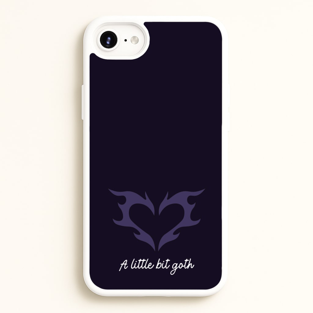 A Little Bit Goth Purple - Goth Aesthetic Phone Case for iPhone 6 / 7 / 8 / SE