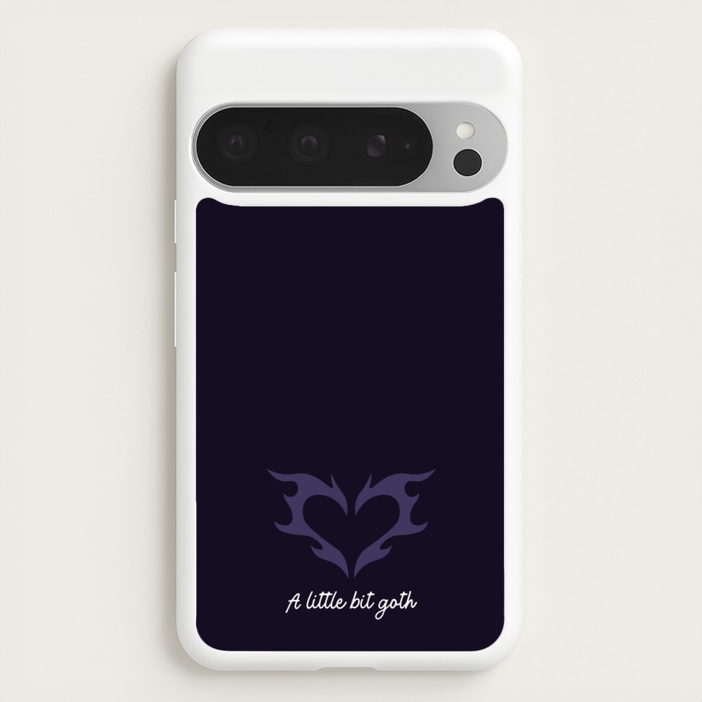 A Little Bit Goth Purple - Goth Aesthetic Phone Case for Google Pixel 9 Pro XL