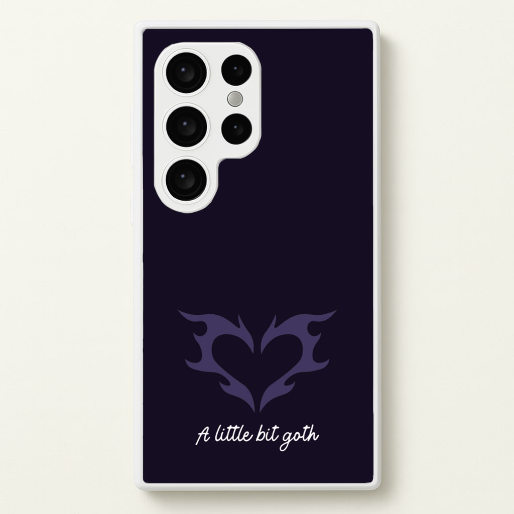 A Little Bit Goth Purple - Goth Aesthetic Phone Case for Galaxy S24 Ultra
