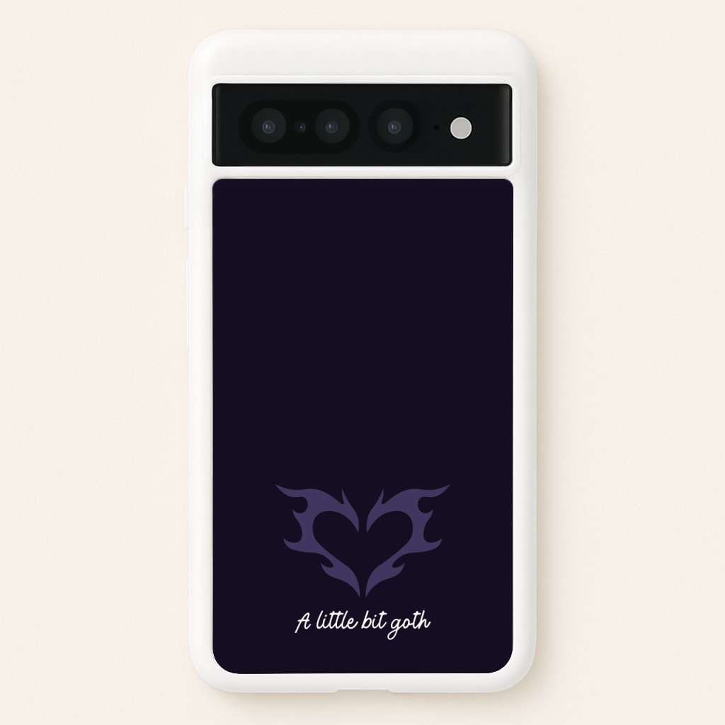 A Little Bit Goth Purple  - Goth Aesthetic Phone Case for Google Pixel 7 Pro