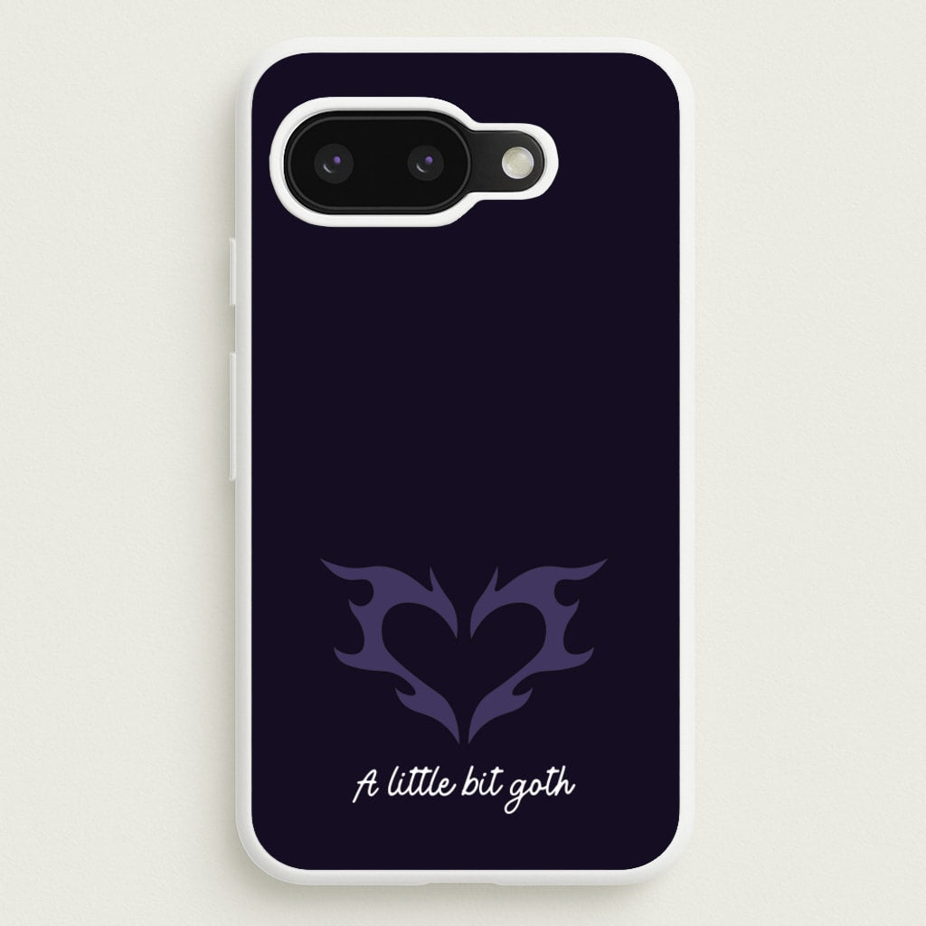 A Little Bit Goth Purple - Goth Aesthetic Phone Case for Google Pixel 9a