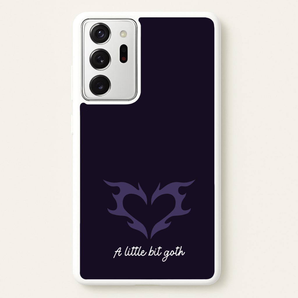 A Little Bit Goth Purple - Goth Aesthetic Phone Case for Galaxy Note 20 Ultra