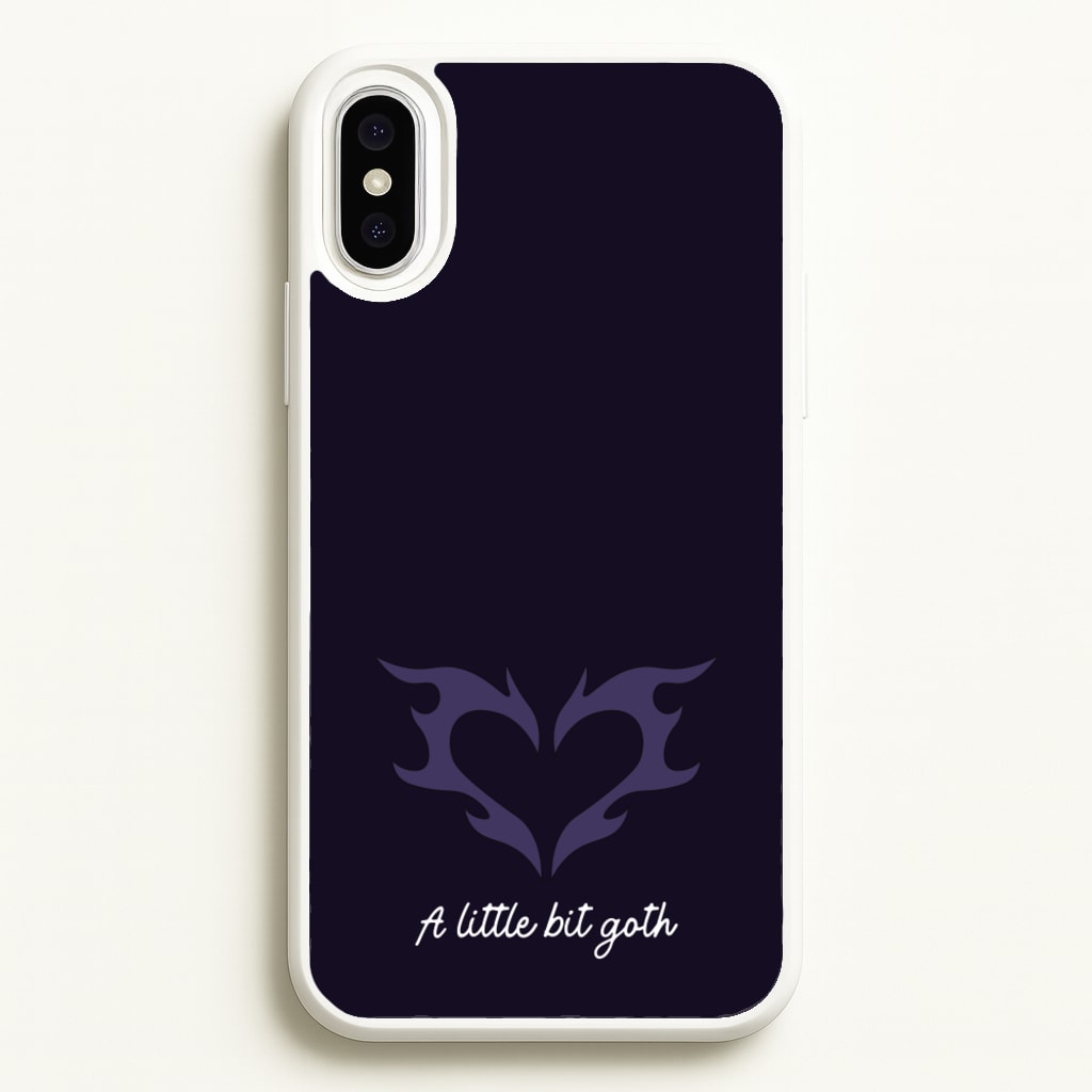 A Little Bit Goth Purple - Goth Aesthetic Phone Case for iPhone XS Max