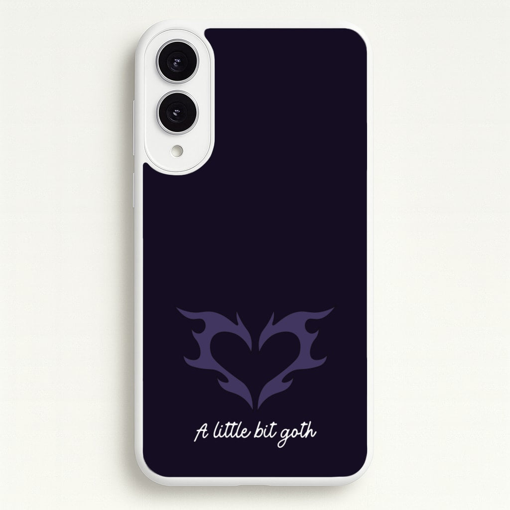 A Little Bit Goth Purple  - Goth Aesthetic Phone Case for Galaxy S25 Edge