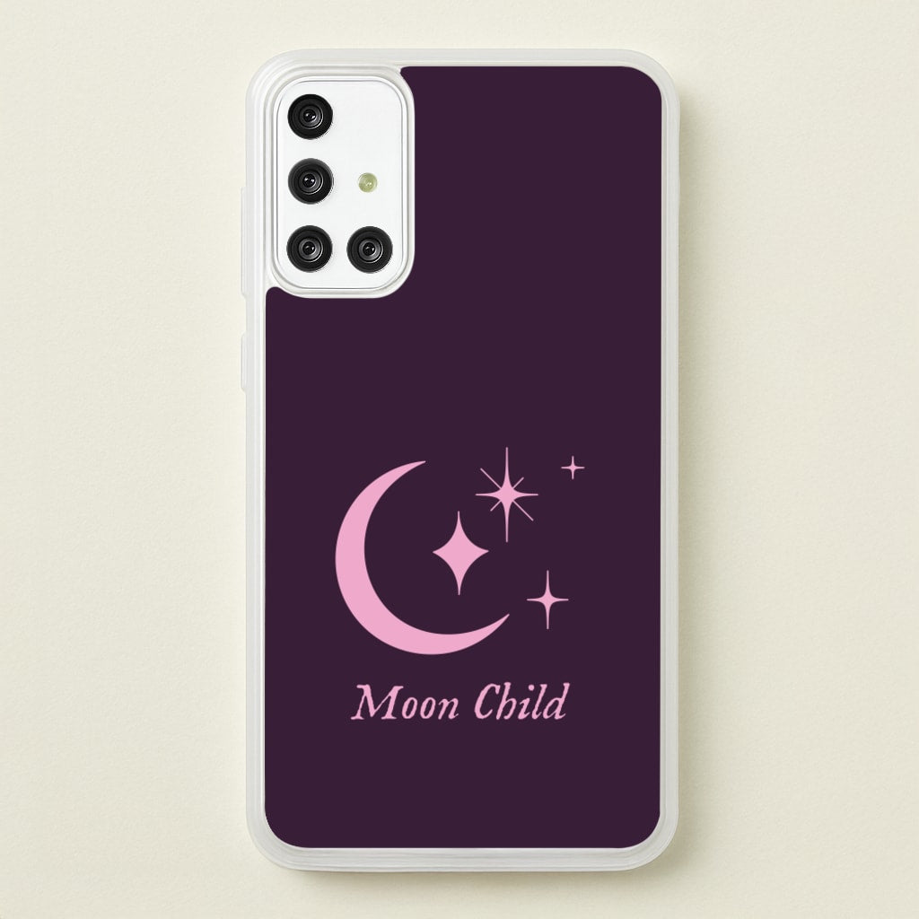 Moon Child - Goth Aesthetic Phone Case for Galaxy A71