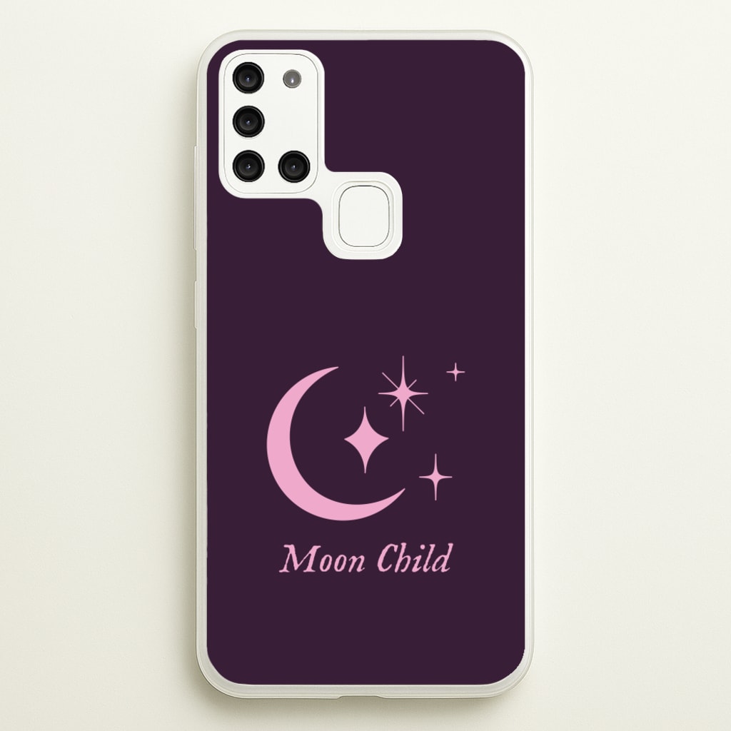 Moon Child - Goth Aesthetic Phone Case for Galaxy A21s