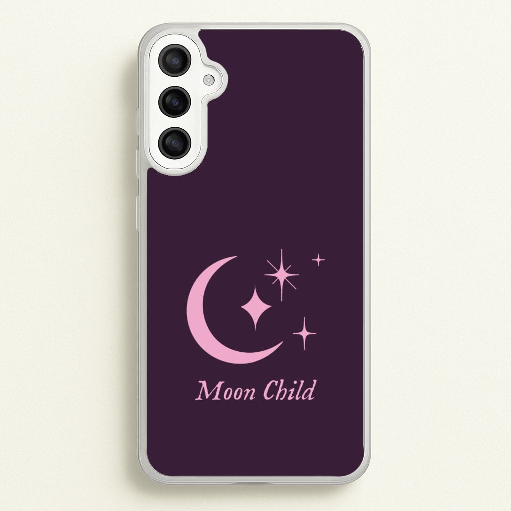 Moon Child - Goth Aesthetic Phone Case for Galaxy A36