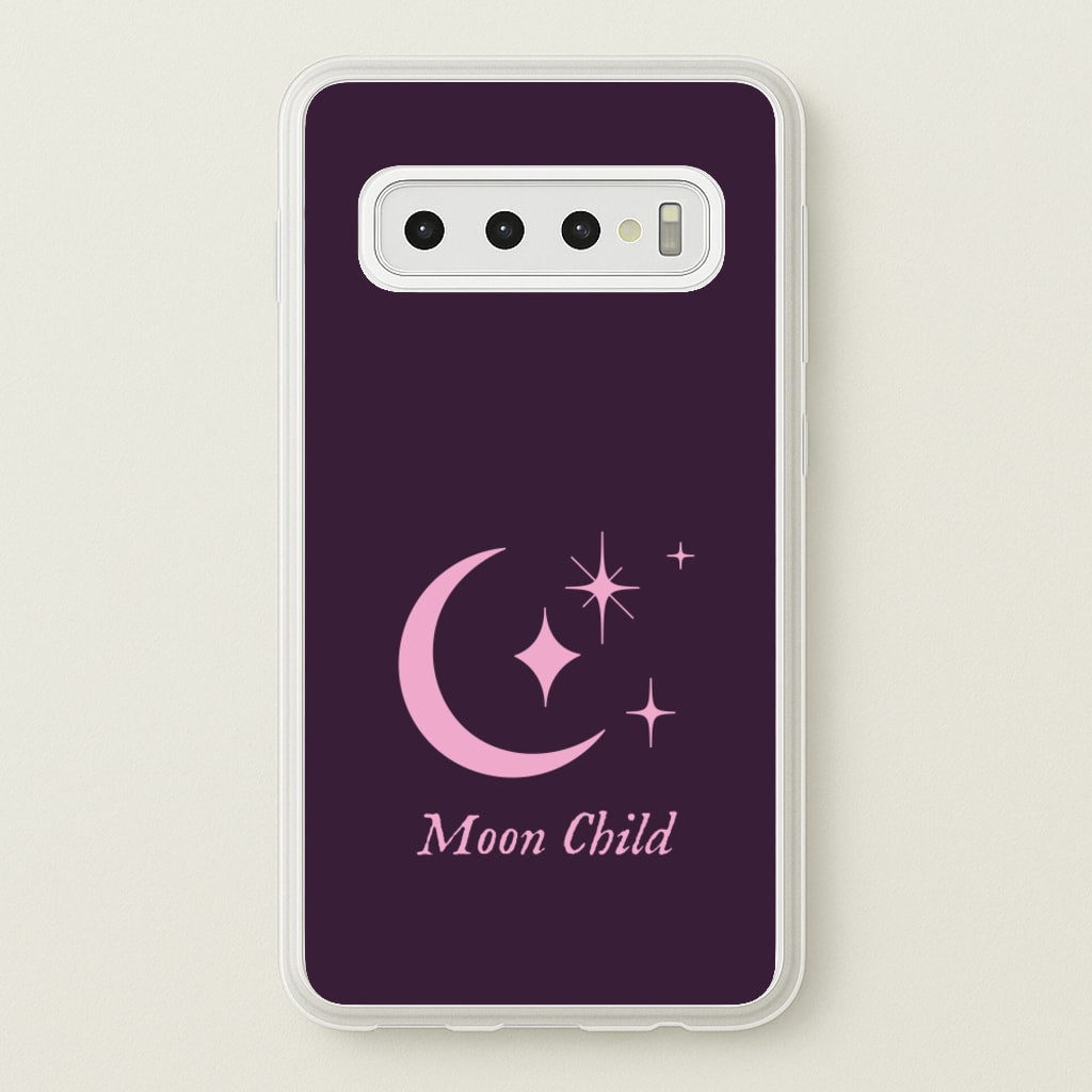 Moon Child - Goth Aesthetic Phone Case for Galaxy S10 Plus