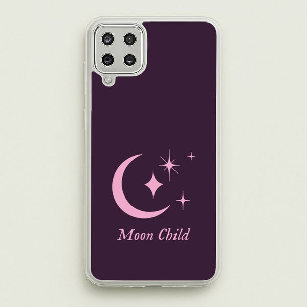 Moon Child - Goth Aesthetic Phone Case for Galaxy A12