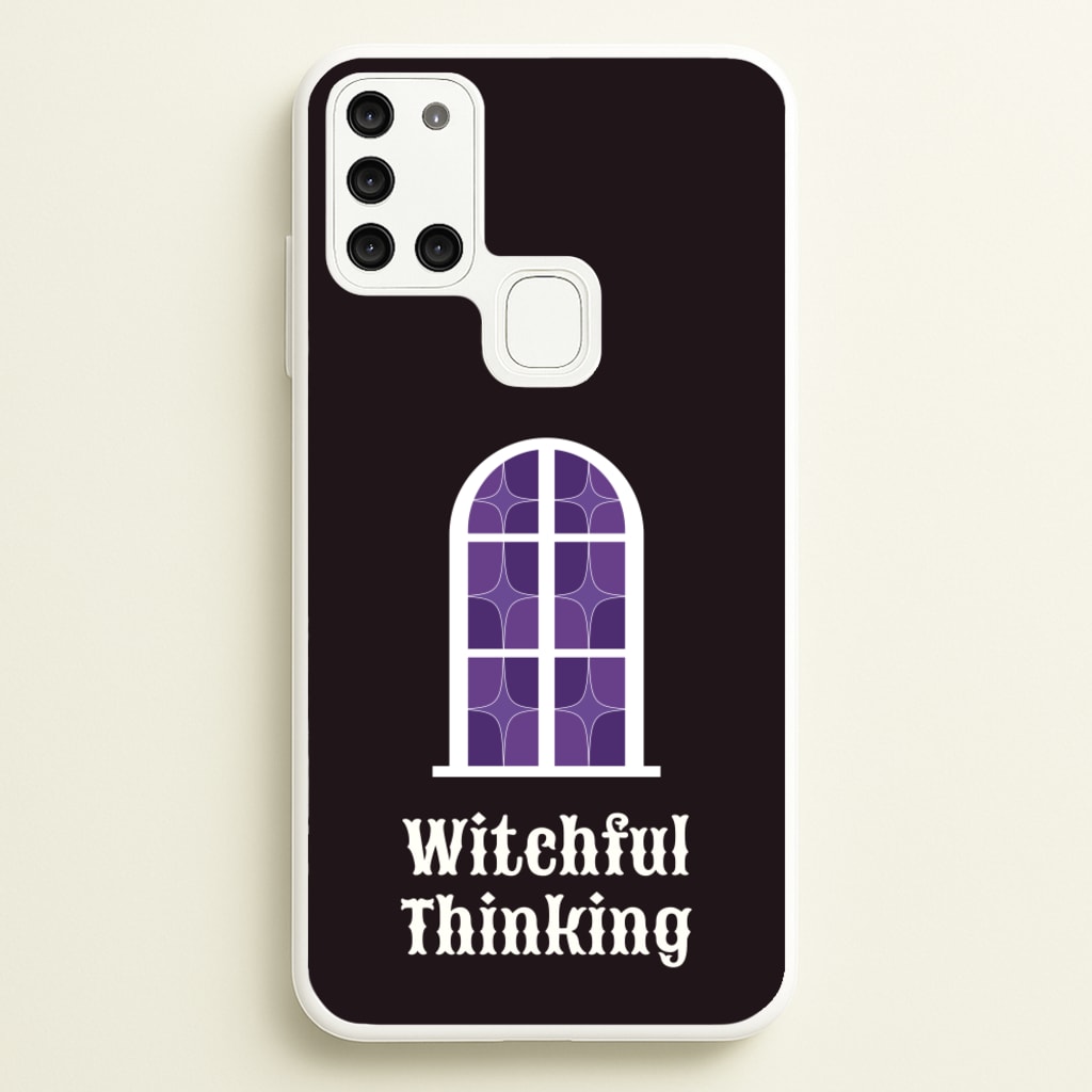 Witchful Thinking - Goth Aesthetic Phone Case for Galaxy A21s
