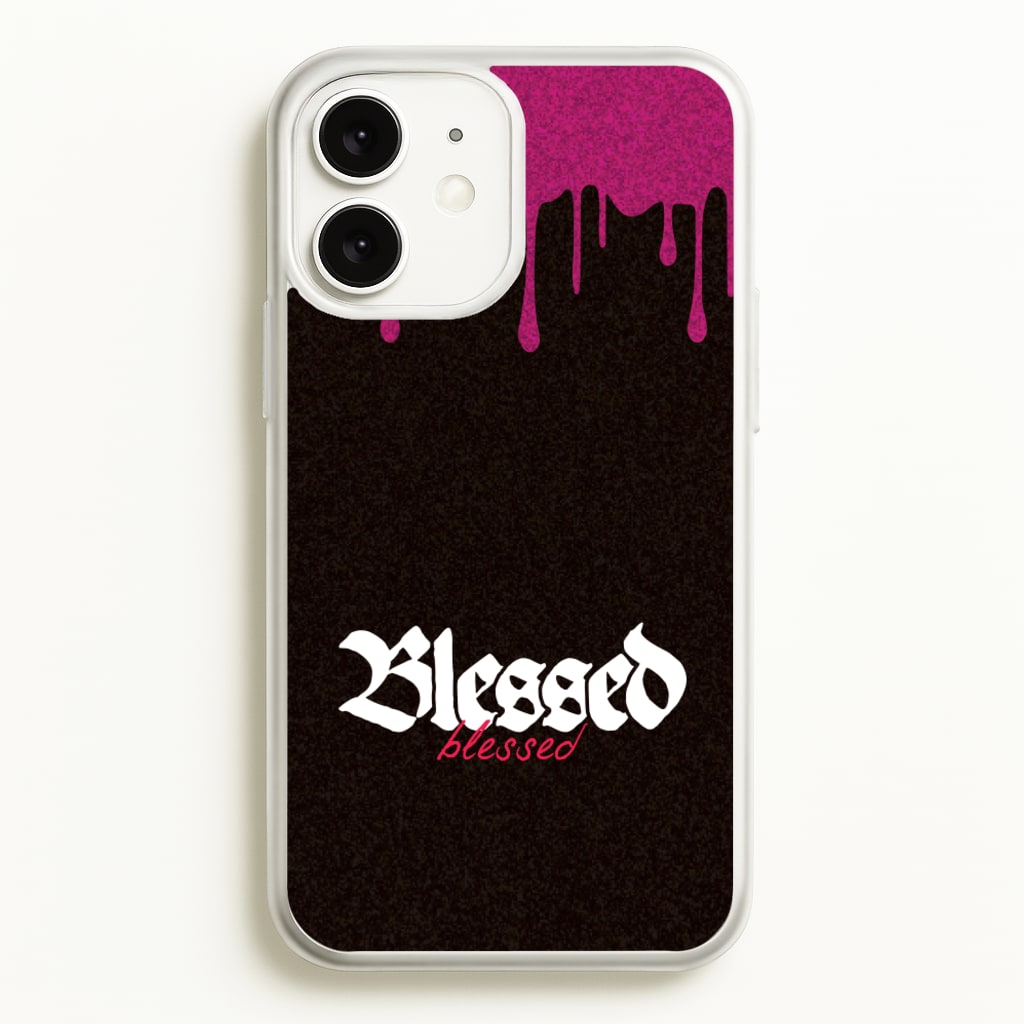 Glitter Blessed - Goth Aesthetic Phone Case for iPhone 11