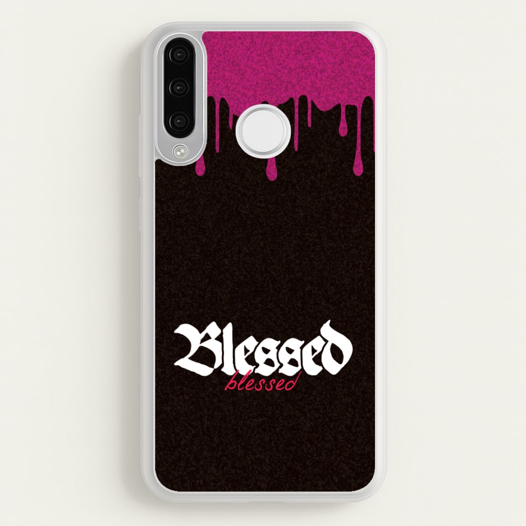 Glitter Blessed - Goth Aesthetic Phone Case for Huawei P30 Lite