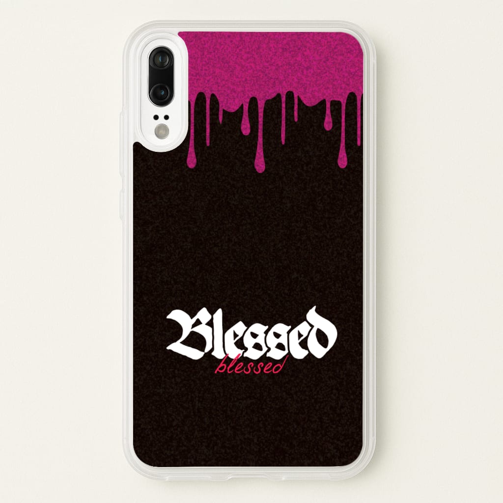 Glitter Blessed - Goth Aesthetic Phone Case for Huawei P20