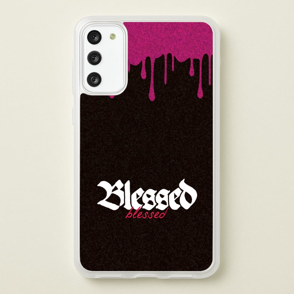 Glitter Blessed - Goth Aesthetic Phone Case for Galaxy S20