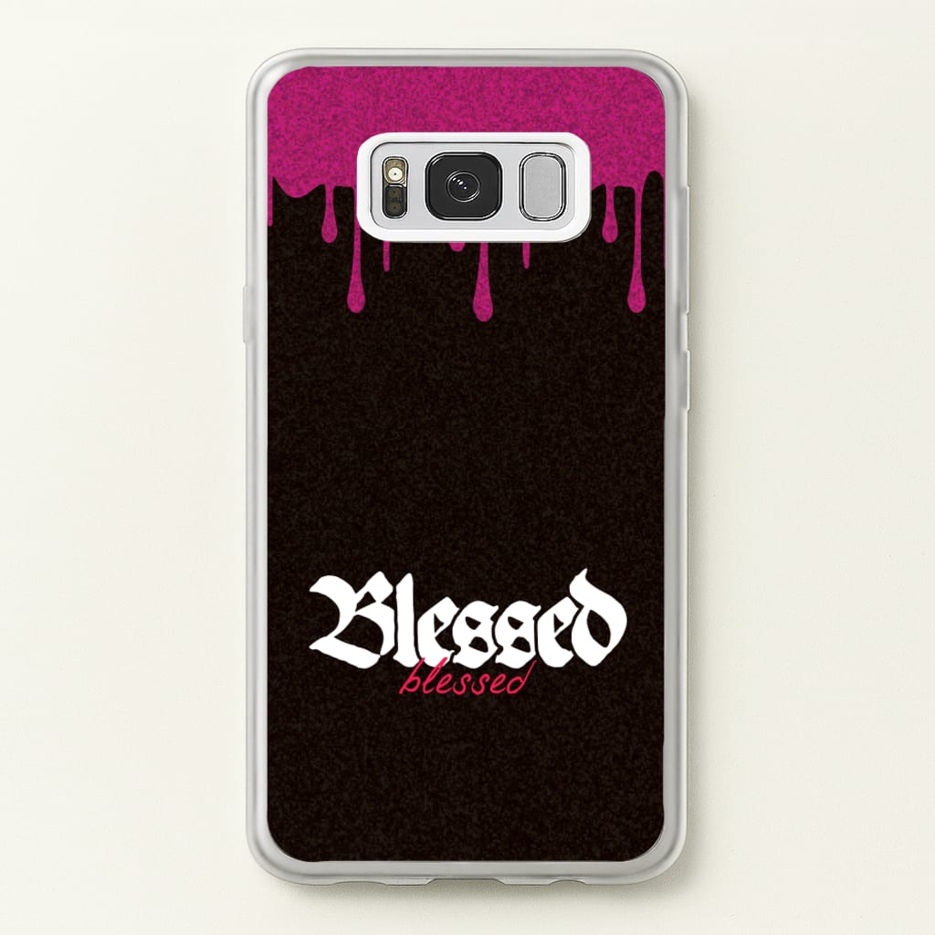 Glitter Blessed - Goth Aesthetic Phone Case for Galaxy S8 Plus