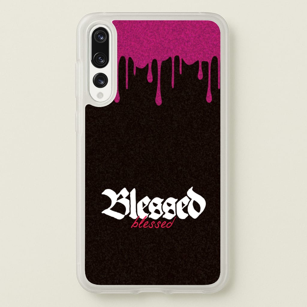 Glitter Blessed - Goth Aesthetic Phone Case for Huawei P20 Pro