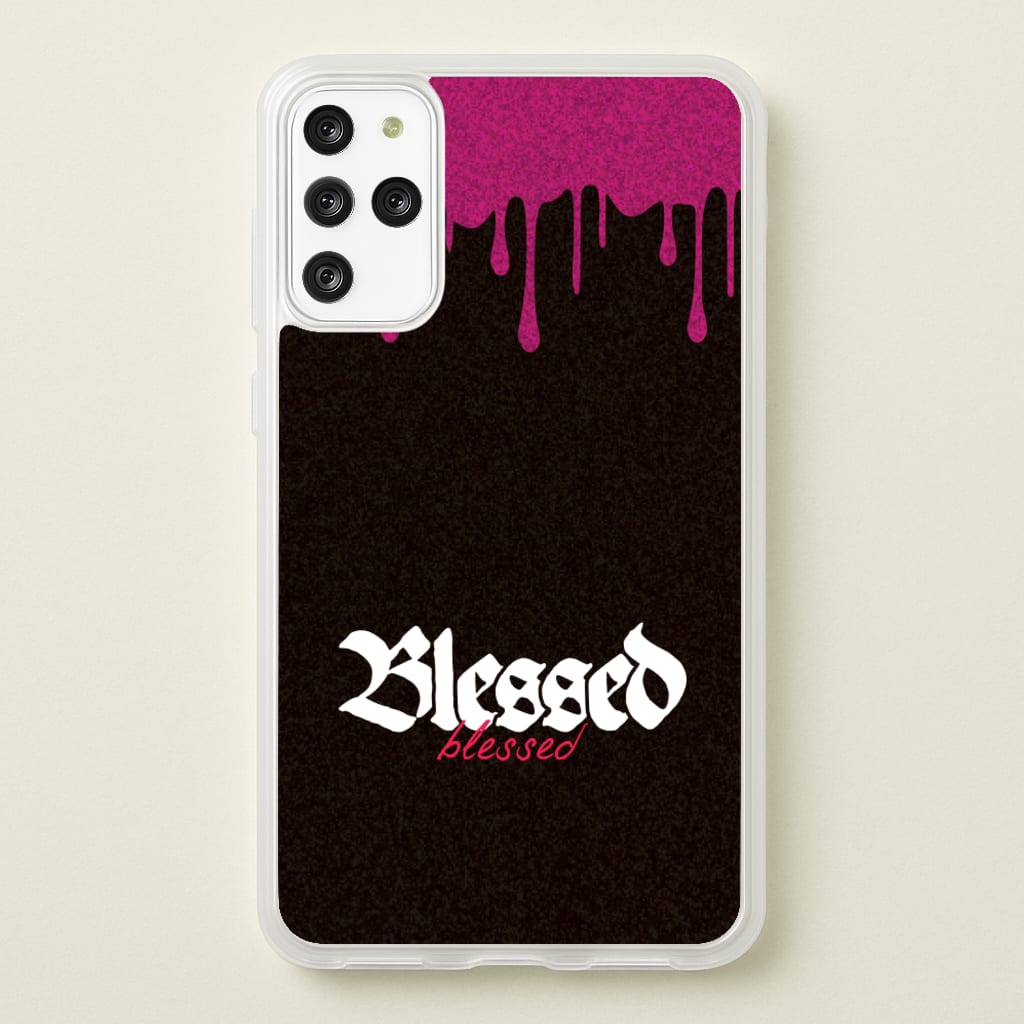 Glitter Blessed - Goth Aesthetic Phone Case for Galaxy S20 Plus