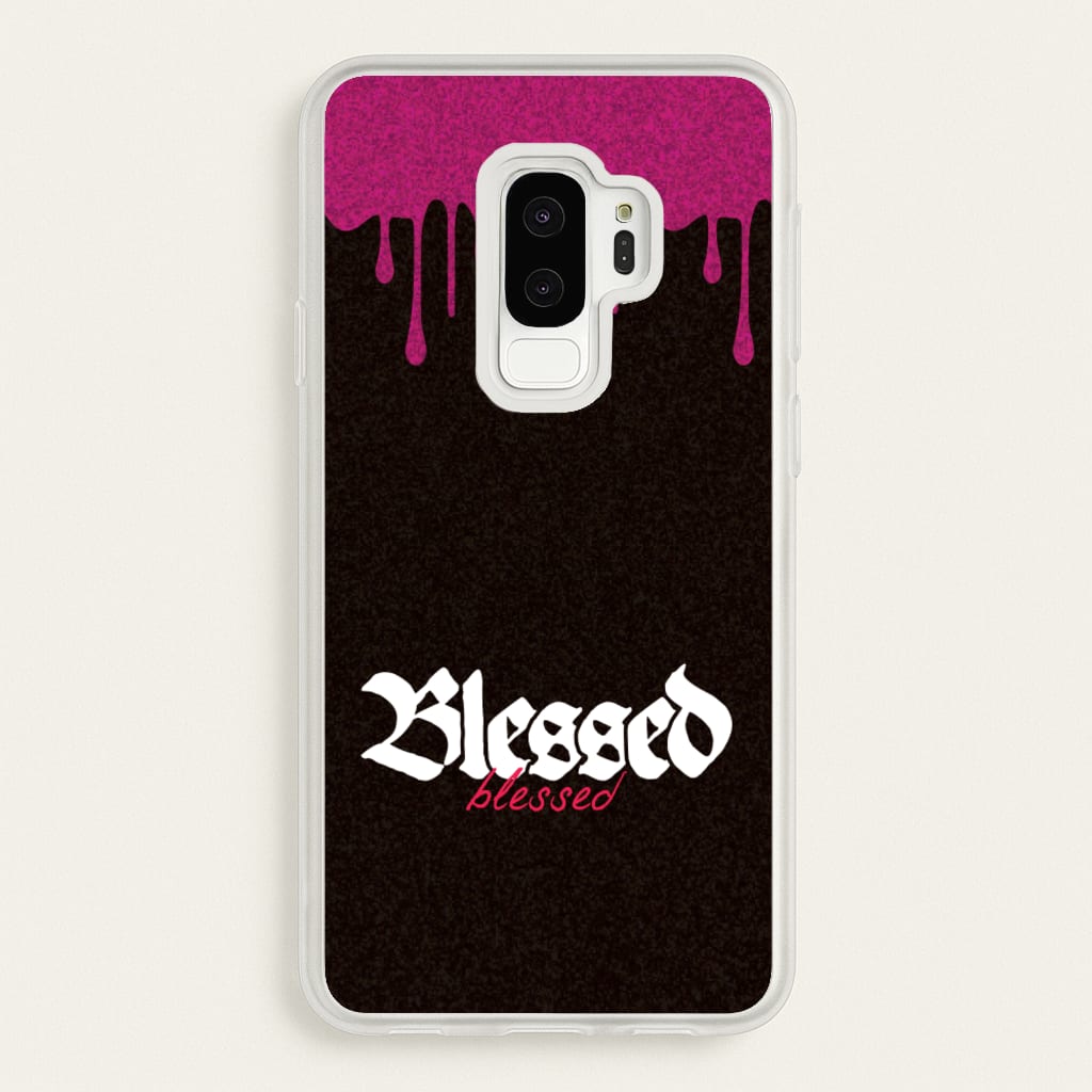 Glitter Blessed - Goth Aesthetic Phone Case for Galaxy S9 Plus