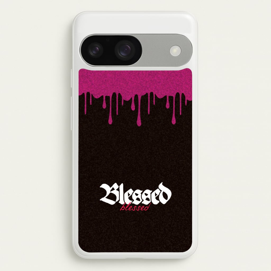 Glitter Blessed - Goth Aesthetic Phone Case for Google Pixel 9 / 9 Pro