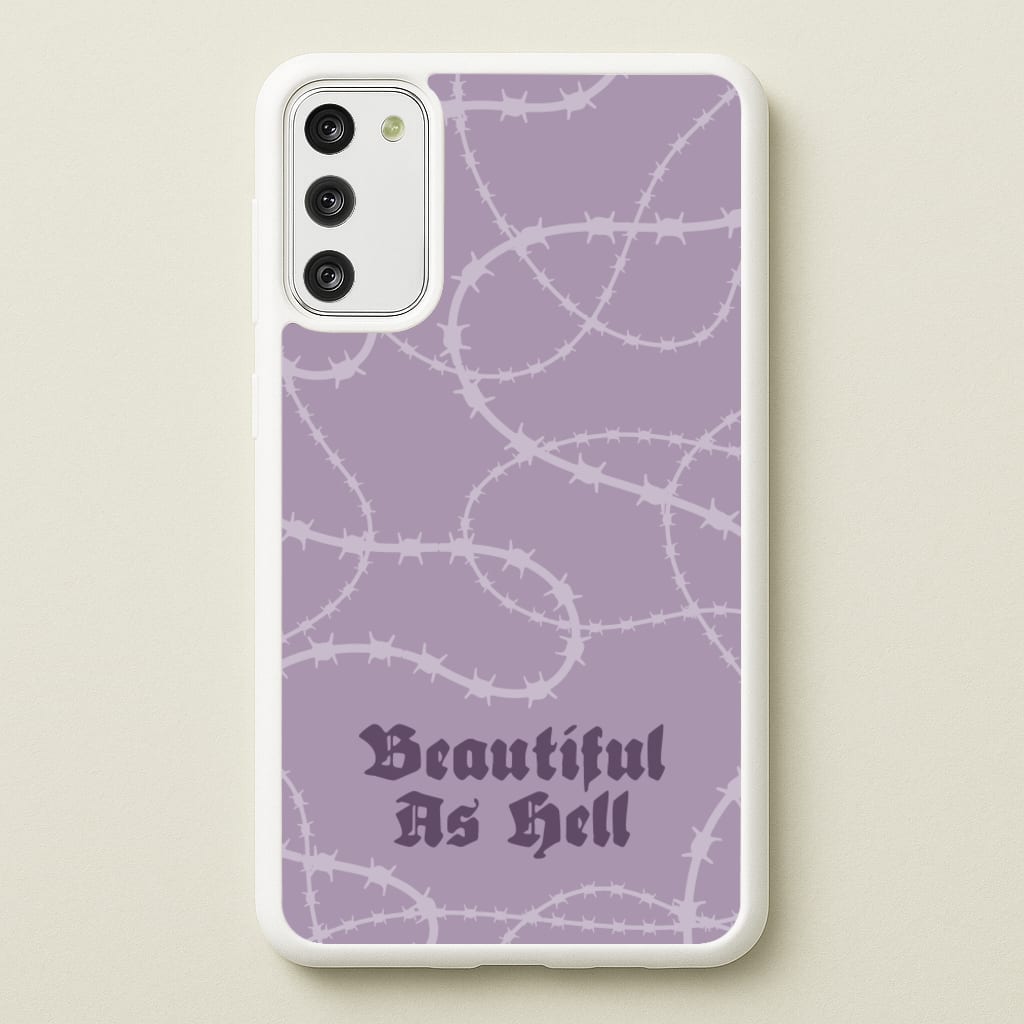 Beautiful As Hell Pattern - Goth Aesthetic Phone Case for Galaxy S20