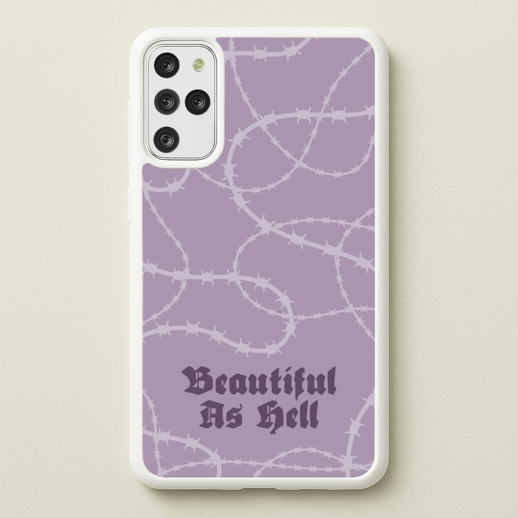 Beautiful As Hell Pattern - Goth Aesthetic Phone Case for Galaxy S20 Plus