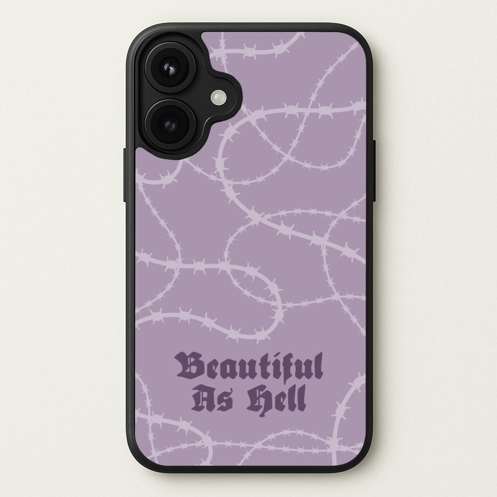 Beautiful As Hell Pattern Phone Case for iPhone 17