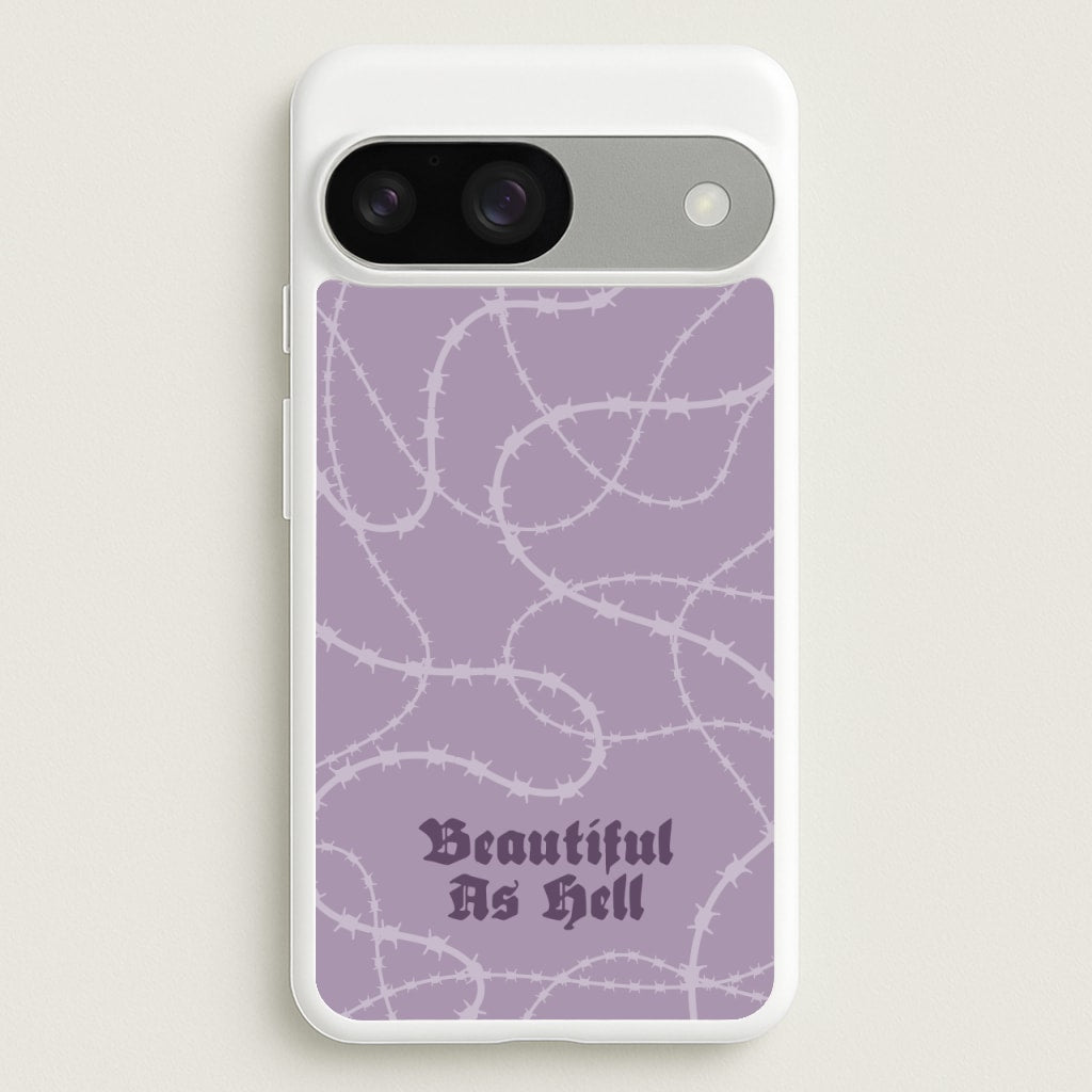 Beautiful As Hell Pattern - Goth Aesthetic Phone Case for Google Pixel 9 / 9 Pro