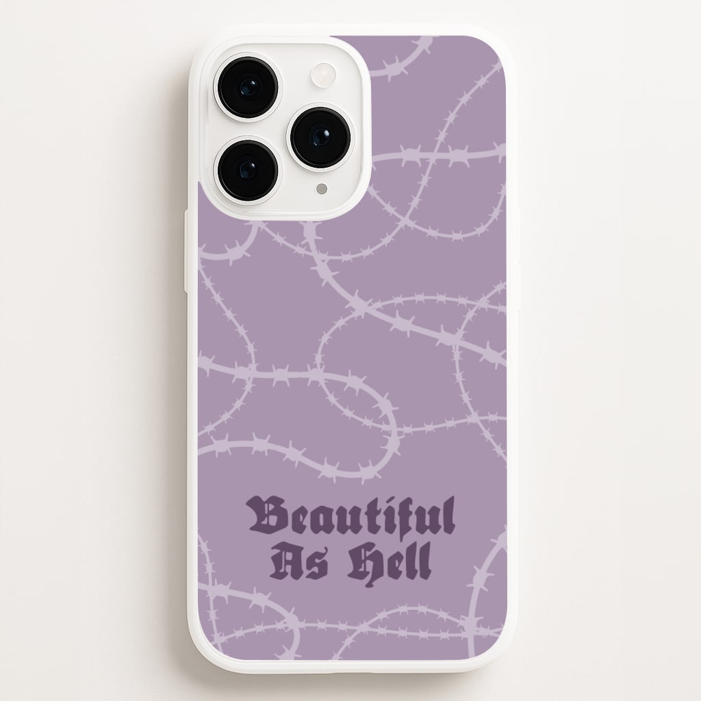 Beautiful As Hell Pattern - Goth Aesthetic Phone Case for iPhone 12 Pro Max